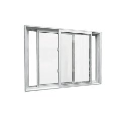 72 in. x 42  in. Aluminum Double Glider Windows Carisol-ADGW72-42